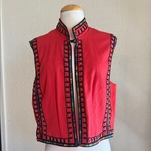 Double D Ranch Vibrant Embroidered Vest